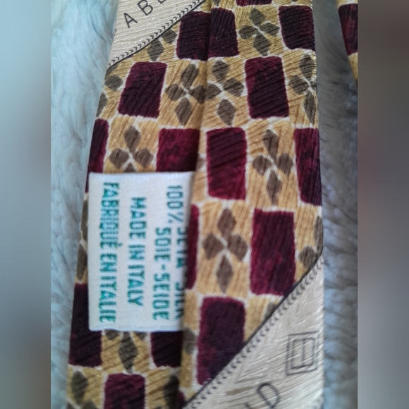 Made in italy Joseph abboud men's tie 100% silk - Picture 5 of 10